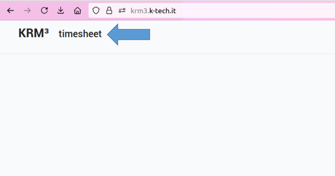 KRM3 Login Page